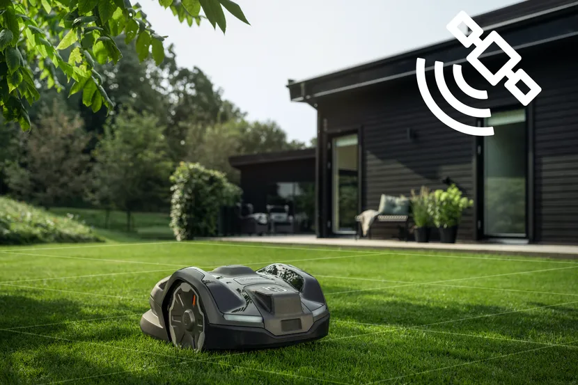 Dzięki technologii satelitarnej wirtualna instalacja jest elastyczna Husqvarna Automower 308V